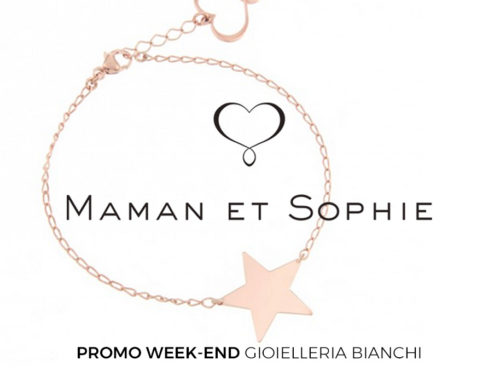 Maman et Sophie: bracciale con stella, collezione cuori stelle e quadrifogli